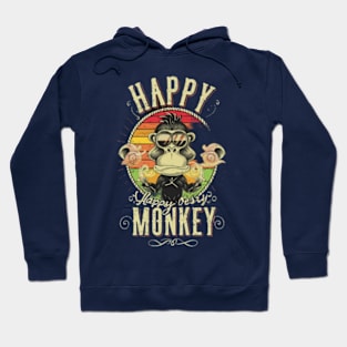 Happy Monkey Hoodie